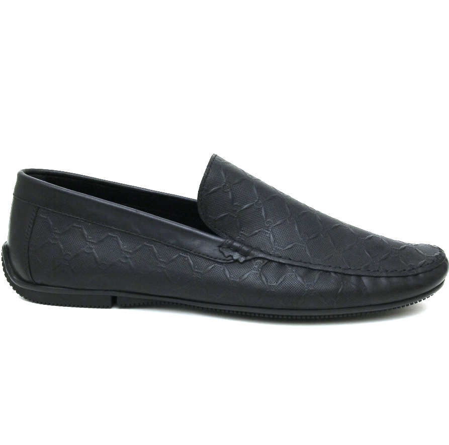 Мокасины мужские r16793-1173 кожа-кожа чёрные