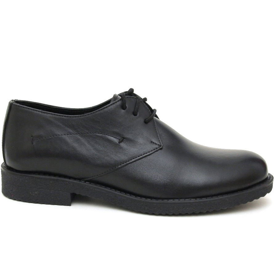 Дерби мужские m400-512 кожа-кожа чёрные