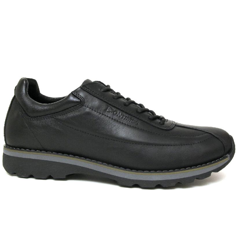 Кроссовки Bontimes 635/3 welt negru кожа-мембрана черные